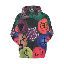 Load image into Gallery viewer, Dante's Inferno All Over Print Hoodie for Women (USA Size) (Model H13)