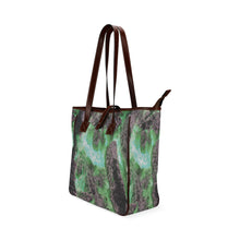 Load image into Gallery viewer, Molten Flames Green Classic Tote Bag (Model 1644)