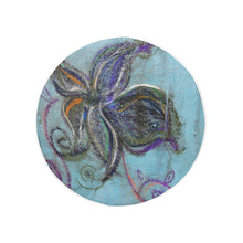 Load image into Gallery viewer, Graffiti Flower Blue 32 Inch Spare Tire Cover