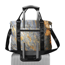 Load image into Gallery viewer, Marbled Abstract Large Capacity Duffle Bag (Model 1715)