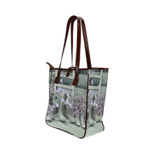 Load image into Gallery viewer, Blooming Boots Flower Purple Classic Tote Bag (Model 1644)