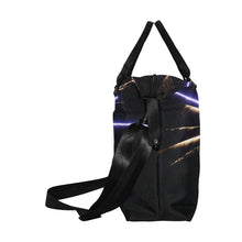 Load image into Gallery viewer, Fireworks Star Yellow Large Capacity Duffle Bag (Model 1715)