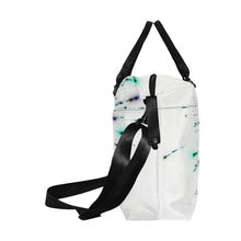 Load image into Gallery viewer, Fireworks Spray Negative Large Capacity Duffle Bag (Model 1715)