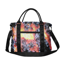 Load image into Gallery viewer, Molten Flames Mosaic Large Capacity Duffle Bag (Model 1715)
