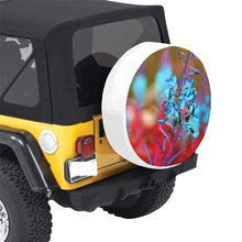 Load image into Gallery viewer, Fireweed Flower Blue 32 Inch Spare Tire Cover
