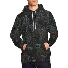 Load image into Gallery viewer, Group Halloween Candy Glowing All Over Print Hoodie for Men/Large Size (USA Size) (Model H13)
