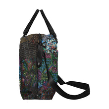 Load image into Gallery viewer, Dark Paisley Large Capacity Duffle Bag (Model 1715)