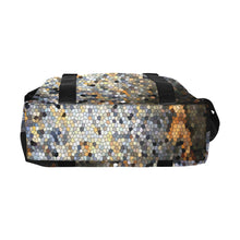 Load image into Gallery viewer, Marbled Abstract Mosaic Large Capacity Duffle Bag (Model 1715)