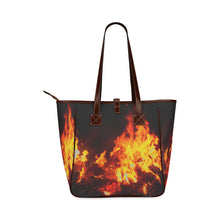 Load image into Gallery viewer, Feathery Flames Red Classic Tote Bag (Model 1644)