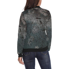 Load image into Gallery viewer, Patches of Moss Glowing All Over Print Bomber Jacket for Women (Model H36)