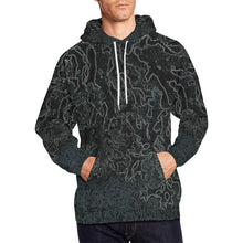 Load image into Gallery viewer, Moss Glowing All Over Print Hoodie for Men/Large Size (USA Size) (Model H13)