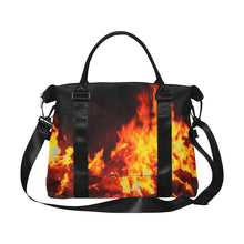 Load image into Gallery viewer, Flames Large Capacity Duffle Bag (Model 1715)