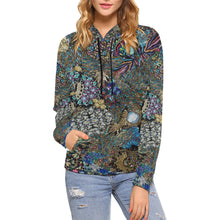 Load image into Gallery viewer, Fun and Fancy Paisley All Over Print Hoodie for Women (USA Size) (Model H13)