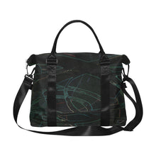 Load image into Gallery viewer, Abstract Circles Glowing Large Capacity Duffle Bag (Model 1715)