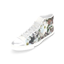 Load image into Gallery viewer, Arkansas Dogwood Flower Women's Classic High Top Canvas Shoes (Model 017)
