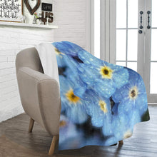 Load image into Gallery viewer, Forget Me Not Flower Ultra-Soft Micro Fleece Blanket 43''x56''