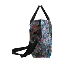 Load image into Gallery viewer, Cresent Paisley Large Capacity Duffle Bag (Model 1715)