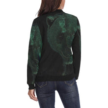 Load image into Gallery viewer, Big Bear Glowing All Over Print Bomber Jacket for Women (Model H36)