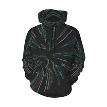 Load image into Gallery viewer, Fireworks Burst Glowing All Over Print Hoodie for Women (USA Size) (Model H13)
