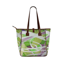 Load image into Gallery viewer, Abstract Circles Green Classic Tote Bag (Model 1644)