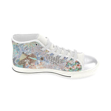 Load image into Gallery viewer, Paisley Matters Negative Women's Classic High Top Canvas Shoes (Model 017)