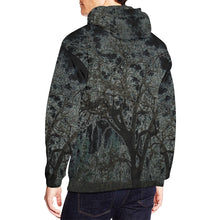 Load image into Gallery viewer, Spooky Tree Glowing All Over Print Hoodie for Men/Large Size (USA Size) (Model H13)