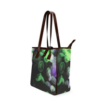 Load image into Gallery viewer, Jellyfish Green and Purple Classic Tote Bag (Model 1644)