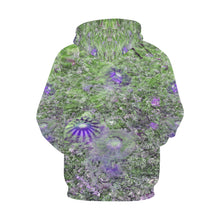Load image into Gallery viewer, Jellyfish Blooms Purple All Over Print Hoodie for Men/Large Size (USA Size) (Model H13)