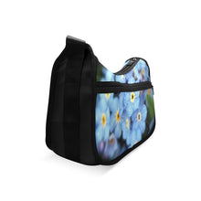 Load image into Gallery viewer, Forget Me Not Flower Crossbody Bags (Model 1616)