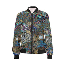 Load image into Gallery viewer, Fun and Fancy Paisley All Over Print Bomber Jacket for Women (Model H36)