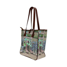 Load image into Gallery viewer, Blooming Boots Flower Blue Classic Tote Bag (Model 1644)