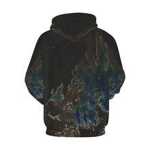 Load image into Gallery viewer, Feathery Flames Glowing All Over Print Hoodie for Women (USA Size) (Model H13)