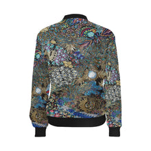 Load image into Gallery viewer, Fun and Fancy Paisley All Over Print Bomber Jacket for Women (Model H36)