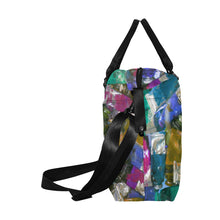 Load image into Gallery viewer, Oil Paints Blue Large Capacity Duffle Bag (Model 1715)