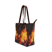 Load image into Gallery viewer, Feathery Flames Red Classic Tote Bag (Model 1644)