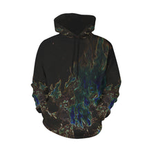 Load image into Gallery viewer, Feathery Flames Glowing All Over Print Hoodie for Women (USA Size) (Model H13)