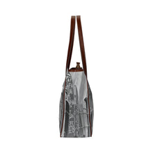 Load image into Gallery viewer, Surfboards Black and White Classic Tote Bag (Model 1644)