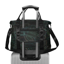 Load image into Gallery viewer, Abstract Circles Glowing Large Capacity Duffle Bag (Model 1715)