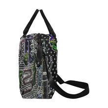 Load image into Gallery viewer, Complex Graffiti Glowing Large Capacity Duffle Bag (Model 1715)