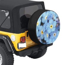 Load image into Gallery viewer, Forget Me Not Flower 34 Inch Spare Tire Cover