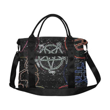 Load image into Gallery viewer, Dante's Inferno Glowing Large Capacity Duffle Bag (Model 1715)