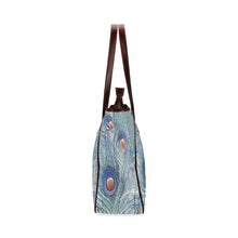 Load image into Gallery viewer, Peacock Feathers Negative Classic Tote Bag (Model 1644)