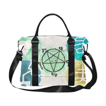 Load image into Gallery viewer, Dante's Inferno Reverse Large Capacity Duffle Bag (Model 1715)