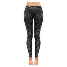 Load image into Gallery viewer, Dante's Inferno Glowing Low Rise Leggings (Invisible Stitch) (Model L05)