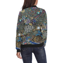 Load image into Gallery viewer, Fun and Fancy Paisley All Over Print Bomber Jacket for Women (Model H36)