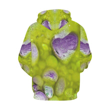 Load image into Gallery viewer, Puddle of Love Green All Over Print Hoodie for Women (USA Size) (Model H13)