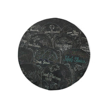 Load image into Gallery viewer, Painted Skulls Glowing 30 Inch Spare Tire Cover