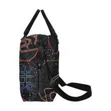 Load image into Gallery viewer, Dante's Inferno Glowing Large Capacity Duffle Bag (Model 1715)
