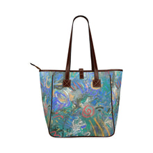 Load image into Gallery viewer, Graffiti Abstract Blue Classic Tote Bag (Model 1644)