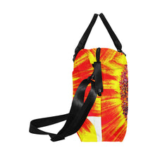 Load image into Gallery viewer, Busy Bee Sunflower Orange Large Capacity Duffle Bag (Model 1715)